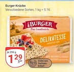 Knäcke im Angebot bei GLOBUS in Gera Knäcke Angebote von Burger bei GLOBUS Gera für 1,29 €