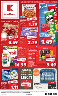 Coca Cola im Kaufland Prospekt "Aktuelle Angebote" mit 62 Seiten (Dreieich)