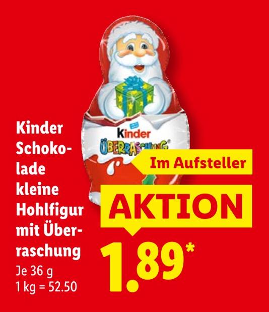 Schokolade kleine Hohlfigur mit Überraschung
