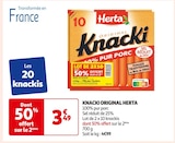 Promo KNACKI ORIGINAL à 3,49 € dans le catalogue Auchan Supermarché à Aubervilliers
