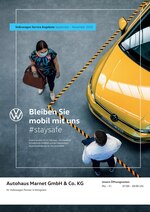 Volkswagen Prospekt für Weilrod mit 1 Seiten Volkswagen Prospekt für Weilrod: "Bleiben Sie mobil mit uns", 1 Seiten, 01.09.2020 - 30.11.2020