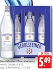 Mineralwasser im Angebot bei E center in St. Ingbert Mineralwasser Angebote von Gerolsteiner bei E center St. Ingbert für 5,49 €