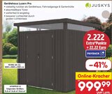 Gerätehaus Luzern Pro im Angebot bei Netto Marken-Discount in Celle Gerätehaus Luzern Pro Angebote von Juskys bei Netto Marken-Discount Celle für 999,99 €
