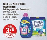 Waschmittel von Spee oder Weißer Riese im aktuellen V-Markt Prospekt für 3,79 €