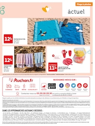 Offre Serviette De Bain dans le catalogue Auchan Hypermarché du moment à la page 19