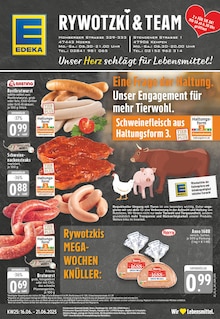 EDEKA Prospekt der Woche "Aktuelle Angebote" Seite 1, 16.06.2025 bis 21.06.2025 für Kempen Aktueller EDEKA Prospekt "Aktuelle Angebote" Seite 1 von 24 Seiten für Kempen