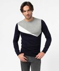 Gémo Pontault-Combault - Promo Pull homme tricolore en maille fine Promo Pull homme tricolore en maille fine à 16,49 € dans le catalogue Gémo à Pontault-Combault