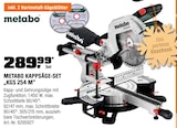 Kappsäge-Set „KGS 254 M“ von Metabo im aktuellen OBI Prospekt für 289,99 €