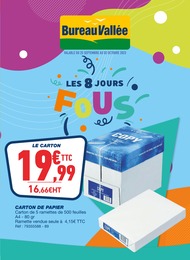 Offre Fournitures Scolaires dans le catalogue Bureau Vallée du moment à la page 1