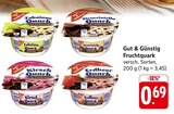 Zabaione Quark im Angebot bei E center in Heilbronn Zabaione Quark Angebote von Gut & Günstig bei E center Heilbronn für 0,69 €