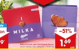 Milka Pralinés oder hauchzarte Herzen Angebote bei Netto Marken-Discount Ansbach für 1,69 €