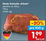 Aktuelles Rinder-Entrecôte Kräuter Angebot bei Netto Marken-Discount in Erlangen ab 1,99 €