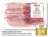Aktuelle Schweinefleisch Angebote bei Marktkauf in Ulm Aktuelles gekochter Speck Cotto Angebot bei Marktkauf in Ulm ab 3,49 €