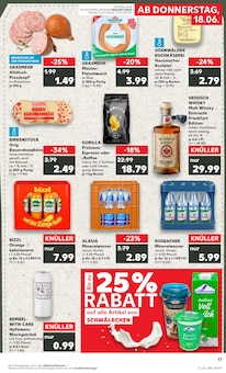 Spirituosen im aktuellen Kaufland Prospekt (Darmstadt) Spirituosen im Kaufland Prospekt "Hier bin ich richtig" mit 56 Seiten (Darmstadt)