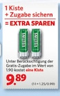 1 Kiste + Zugabe sichern = EXTRA SPAREN Angebote von Veltins bei Markant Nordwest Aurich für 9,89 €