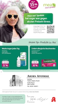 Aktueller mea - meine apotheke Prospekt "Unsere Mai-Angebote" für Coesfeld Aktueller mea - meine apotheke Prospekt für Coesfeld mit Seiten