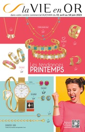 Catalogue Auchan Hypermarché du moment, 01/04/2023 - 18/06/2023 Prospectus Auchan Hypermarché en cours, "Les tendances PRINTEMPS",8 pages