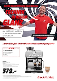 MediaMarkt Saturn Prospekt für Berlin mit 8 Seiten MediaMarkt Saturn Prospekt für Berlin: "TECHNIK IN NEUEM GLANZ", 8 Seiten, 15.05.2025 - 17.05.2025