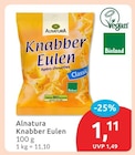 Knabber Eulen Classic von Alnatura für 1,11 € bei budni im Angebot Knabber Eulen Classic von Alnatura im aktuellen budni Prospekt