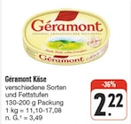 Géramont Käse bei nah und gut im Nürnberg Prospekt für 2,22 €