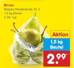 Netto Marken-Discount Meinersen - Birnen Angebot im Prospekt Birnen bei Netto Marken-Discount im Meinersen Prospekt für 2,99 €