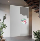 Promo Lot de 2 portes de placard coulissantes prêtes à peindre H. 250 x L. 180 cm à 109,00 € dans le catalogue Castorama à Terville