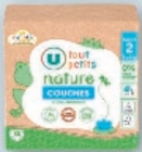 68% sur le 2ème produit identique versés sur ma carte U sur la gamme des couches U TOUT PETITS NATURE - U TOUT PETITS NATURE en promo chez Super U Gap