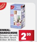 Einmalhandschuhe Schwarz Angebote von Gut & Günstig bei Marktkauf Ulm für 2,99 €