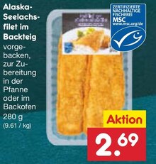 Netto Marken-Discount Herrsching - Alaska-Seelachsfilet im Backteig Alaska-Seelachsfilet im Backteig Angebot bei Netto Marken-Discount Herrsching im Prospekt "Fisch verliebt? Dann geh doch zu Netto!"