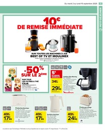 Prix et réduction Bouilloire dans le prospectus Carrefour en cours Offre Bouilloire dans le catalogue Carrefour du moment à la page 19