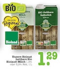 haltbare Bio Bioland-Milch 1,5% Fett Angebote von Unsere Heimat bei E center Ludwigshafen für 1,29 €