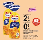 Brioche tressée nature au sucre perlé - HARRYS dans le catalogue E.Leclerc