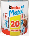 Barre Chocolatée au Lait maxi - KINDER en promo chez Intermarché Super Nice à 3,79 €