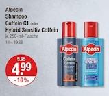 Shampoo Coffein C1 im V-Markt Prospekt Shampoo Coffein C1 von Alpecin im aktuellen V-Markt Prospekt für 4,99 €