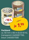 Packband für 1,99 € bei ROLLER im Angebot Packband im aktuellen ROLLER Prospekt