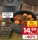 Netto Marken-Discount - Mini Dutch Oven 2er Set Angebot im Prospekt Mini Dutch Oven 2er Set bei Netto Marken-Discount im Prospekt "" für 14,99 €