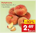 Pfirsiche im Netto Marken-Discount Prospekt Plattpfirsiche im aktuellen Netto Marken-Discount Prospekt für 2,49 €