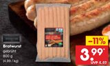 Bratwurst im Angebot bei Netto Marken-Discount in Stade Bratwurst Angebote bei Netto Marken-Discount Stade für 3,99 €
