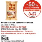 Monoprix Épinal - Focaccia aux tomates cerises Promo Focaccia aux tomates cerises dans le catalogue Monoprix Monoprix à Épinal