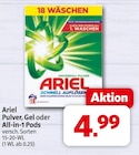 Pulver im Angebot bei Markant Nordwest in Löhne Pulver Angebote von Ariel bei Markant Nordwest Löhne für 4,99 €
