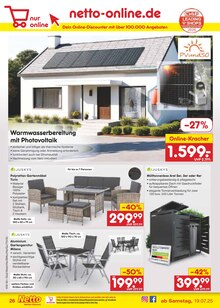 Gartenmöbel im Netto Marken-Discount Prospekt "Aktuelle Angebote" mit 65 Seiten (Fürth)