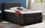 Aktuelles Boxspringbett BX1750 Kokomo, anthrazit, 140 x 200 cm,  mit höhenverstellbarem Kopfteil Angebot bei HARDECK in Bochum ab 699,00 €