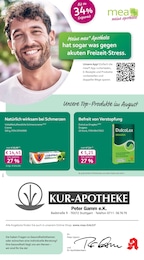 mea - meine apotheke Prospekt für Stuttgart mit 4 Seiten mea - meine apotheke Prospekt für Stuttgart: "Unsere August-Angebote", 4 Seiten, 01.08.2026 - 31.08.2026