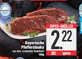 Bayerische Pfeffersteaks von  im aktuellen EDEKA Prospekt für 2,22 €