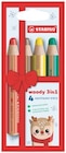 4er-Etui woody 3-in-1 Stifte von Stabilo im aktuellen Penny Prospekt