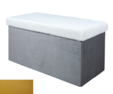 Le coffre pouf / banc pliant "Leo" - Bazarland à Pau Le coffre pouf / banc pliant "Leo" en promo chez Bazarland Pau à 5,99 €