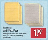 Anti-Fett-Pads im ALDI Nord Prospekt Anti-Fett-Pads von Optiwisch im aktuellen ALDI Nord Prospekt für 1,99 €