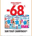 -68% de remise immédiate sur le 2ème sur tout carryboo - CARRYBOO en promo chez Intermarché Montpellier