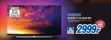 Fernseher 4K OLED-TV 65 OLED 854 bei HEM expert in Backnang Fernseher 4K OLED-TV 65 OLED 854 im Angebot bei HEM expert Backnang für 2.999,00 €