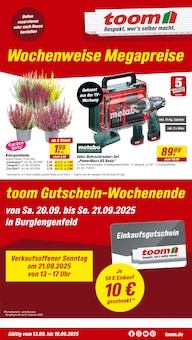 Aktueller toom Baumarkt Krumbach Prospekt "Respekt, wer's selber macht." mit 12 Seiten